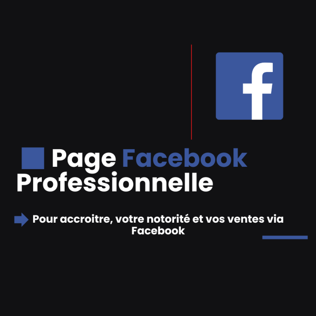 Création de votre page Facebook