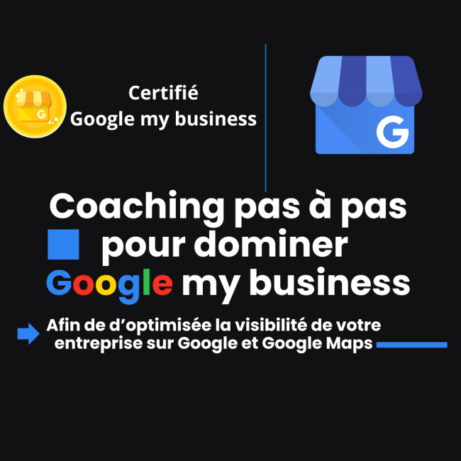 1h de coaching sur Google my Business